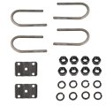 Trailer U Bolt Kit 7 Inch Axle M14x2 0 Diameter For Double Eye Leaf Spring Connect At Vehicless Boat 5200lbs-7000lbs Trailer