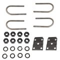 Trailer U Bolt Kit 7 Inch Axle M14x2 0 Diameter For Double Eye Leaf Spring Connect At Vehicless Boat 5200lbs-7000lbs Trailer