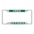Dallas Stars Team Nhl National Hockey League Metal License Plate Frame For Front Or Back Of Car Officially Licensed Year 