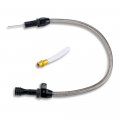Demotor Performance Flexible Stainless Transmission Dipstick Car Oil For Chevy Gm 700r4 Sbc Bbc Black 