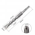 Uxcell Masonry Drill Bit 22mm X 200mm Carbide Tipped Rotary Hammer 9 5mm Square Shank For Impact
