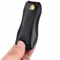 Cadtealir Genuine Italian Leather Key Fob Cover Case Holder For Porsche 911 Cayenne Panamera Taycan 3 Black Red Stitch 