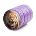 Sabertooth Tiger Hunting Valve Stem Caps For Tire Rim Wheel Aluminum Purple