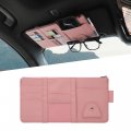Tomall Car Sun Visor Organizer Pocket Storage Pouch Holder Registration And Document Personal Belonging Auto Interior 