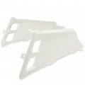Hecasa White Gas Tank Side Cover Compatible With 1987-2006 Yamaha Banshee 350 Yfz350 Cap With Plastic Wrap