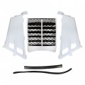 Labwork White Plastic Motorcycle Gas Tank Side Covers W Grill Radiator Cover Kit Replacement For Yamaha Banshee 1987-2006 