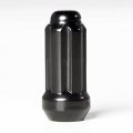 Circuit Performance 14x2 0 Black Closed End 6 Spline Security Acorn Lug Nuts Cone Seat Forged Steel 32 Pieces Tool