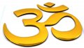 Aum Om Yoga Gold Finish Decal Emblem 3d Sticker For Car Bike 2 5 Flexible