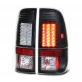 Black Bezel High-power Led Tail Light Housing Lamp Assembly For 1997-2003 Ford F150 1999-2007 F250 F350 F450 Super Duty Driver 