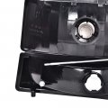 Led Drl Headlights For Ford Bronco F150 F250 F350 1992-1996 Bumper Headlamp Cleara Lensa Chrome Housinga Cleara Reflector