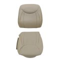 Perforated Tan Front Driver Side Bottom Microfiber Leather Seat Cover Top Replacement For Lexus Ls430 2001 2002 2003 2004 2005 