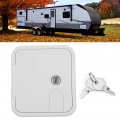 Fydun Rv Water Inlet Squarea Shape With Cigar Lighter Pressure Filling Port Lock For Hatch Trailer Camper Motorhomes Yacht