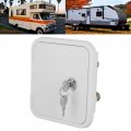 Fydun Rv Water Inlet Squarea Shape With Cigar Lighter Pressure Filling Port Lock For Hatch Trailer Camper Motorhomes Yacht