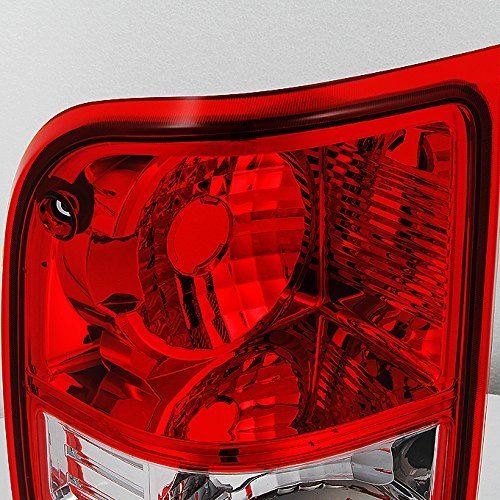 Akkon For Ford Ranger Pickup Truck Red Clear Rear Tail Lights Brake Lamps Turn Signal Replacement Left Right