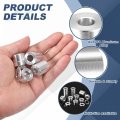 5pcs Aluminum Spacer 3 4 Od X 5 16 Id 1-3 Length Screw Standoff Bushing Plain Finish Unthreaded Round Metal For Screws Bolts