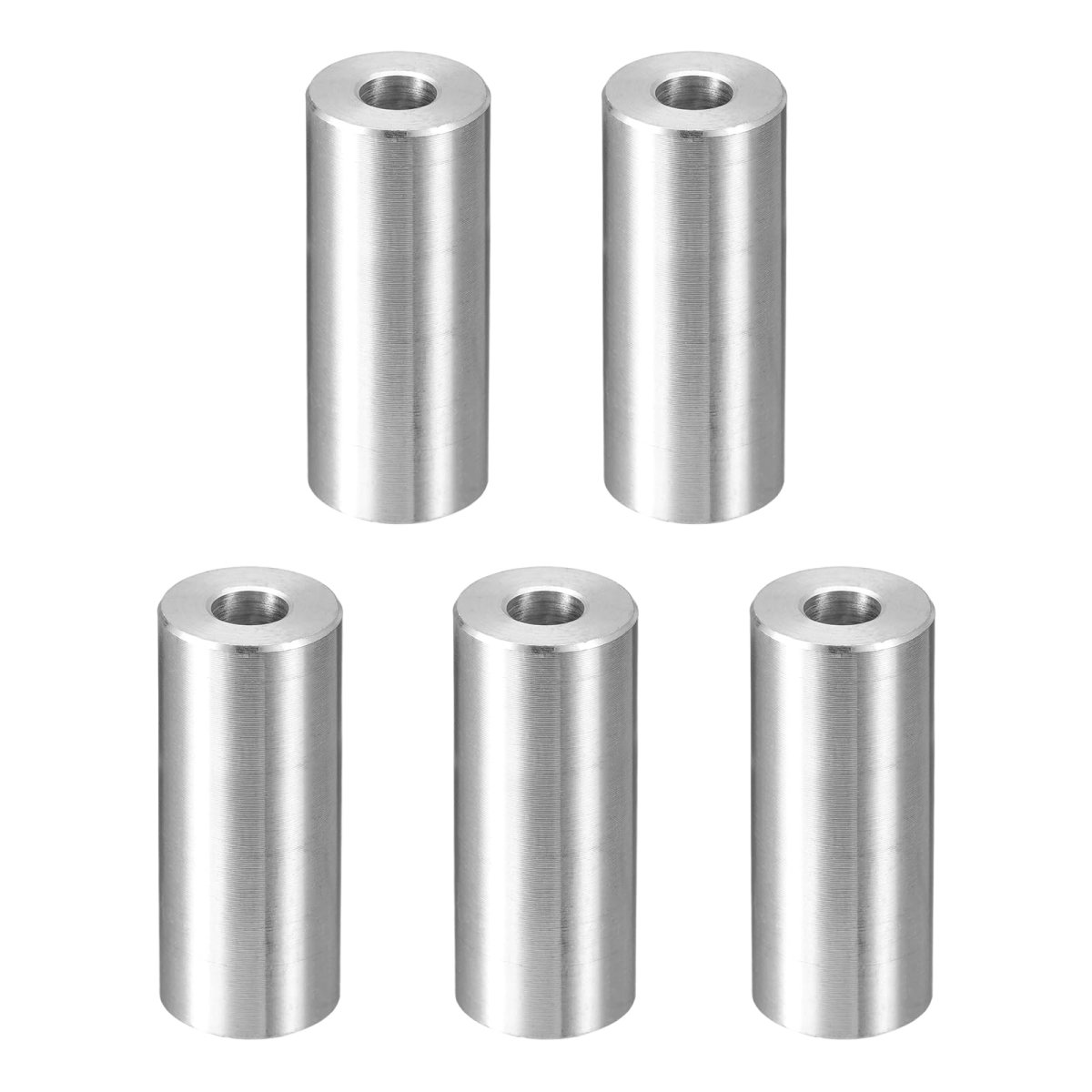 5pcs Aluminum Spacer 3 4 Od X 5 16 Id 1-3 Length Screw Standoff Bushing Plain Finish Unthreaded Round Metal For Screws Bolts