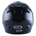 Wow Motorcycle Full Face Helmet Street Bike Racing Carbon Fiber Black