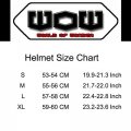 Wow Motorcycle Full Face Helmet Street Bike Racing Carbon Fiber Black