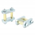 Heavy Duty Shackle Kit For Cre3000 With 2 25in Shackles Durable Upgrade Tandem Axle Rv Trailer Suspensions