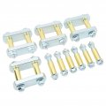Heavy Duty Shackle Kit For Cre3000 With 2 25in Shackles Durable Upgrade Tandem Axle Rv Trailer Suspensions