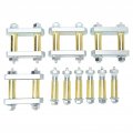 Heavy Duty Shackle Kit For Cre3000 With 2 25in Shackles Durable Upgrade Tandem Axle Rv Trailer Suspensions