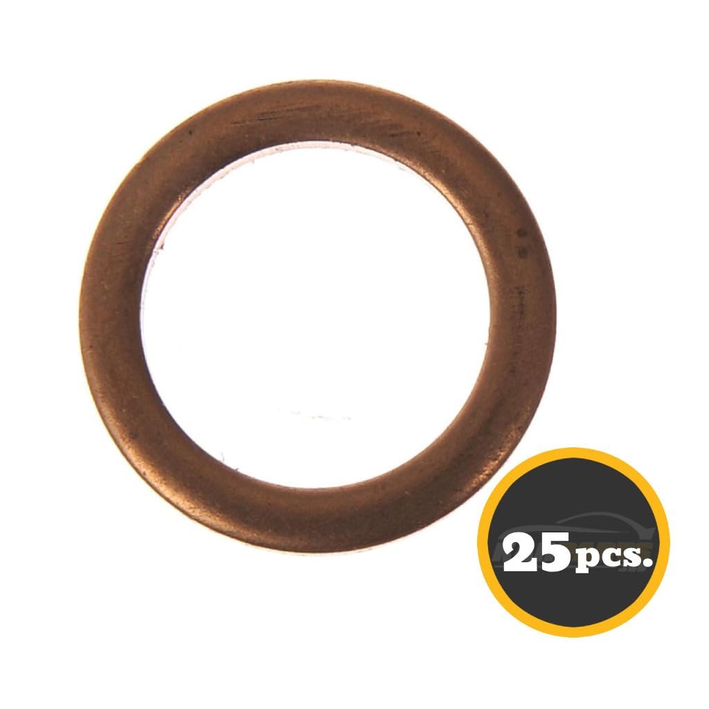 Engine Oil Drain Plug Gaskets For Mercedes Benz Gla45 Amg Gle400 2019 25 Piece Copper Set Replacement 7603014106 7603 012102