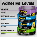 Scotch Painter S Tape Original Multiurface S 1 41 Inches X 60 Yards 16 Rolls Blue Protects Surfaces And Removes Easily Painting