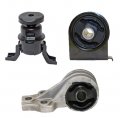 Front And Rear Engine Motor Mount 3pcs Set Fit 2005-2012 Fits Ford Escape 3 0l Eb3-4878722