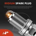 A-premium 1x Ignition Coil Pack And 4x Iridium Spark Plugs Compatible With Hyundai Elantra 1996-2000 Tiburon 1997-2001 1 8l 2