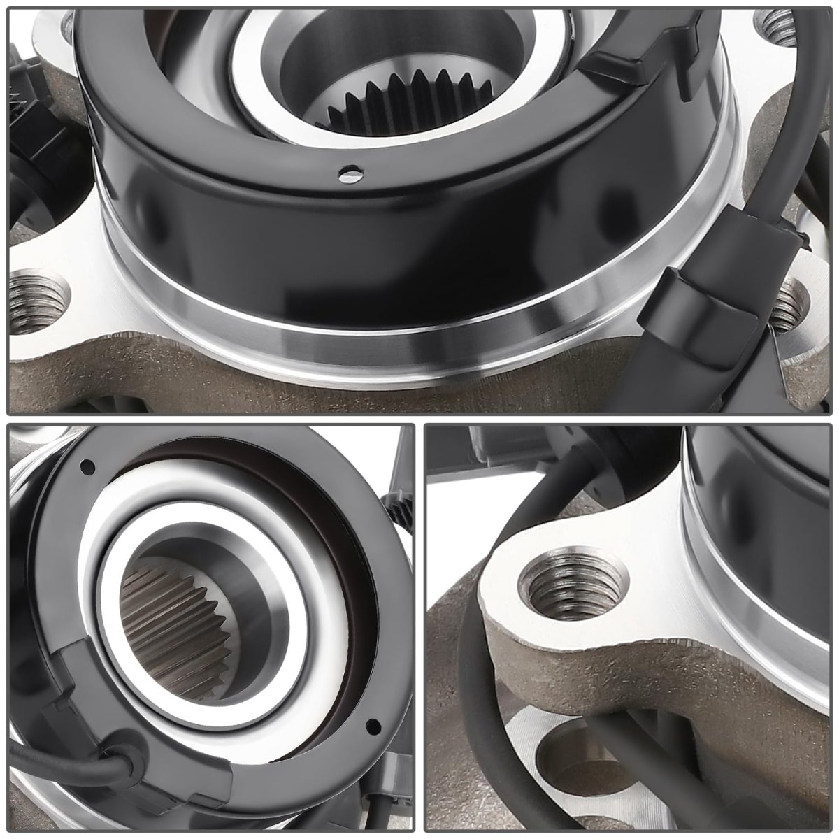 Auto Dynasty Factory Style Front Wheel Bearing Hub Assembly With Abs Sensor Cable And Plug For Chevy Colorado Gmc Canyon Isuzu