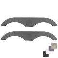 Recpro Tandem Trailer Fender Skirt For Rvs Campers And Trailers 4 Colors To Choose From Gray 2-pack 