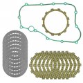 Caltric Clutch Friction Steel Plates And Gasket Kit Compatible With Honda Crf250r 2008-2009