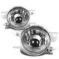 Honda Civic Del Sol Eg Eh6 Pair Of Bumper Driving Fog Lights Clear Lens
