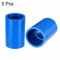 Uxcell 20mm Straight Pvc Pipe Fitting Coupling Adapter Connector Blue 5 Pcs
