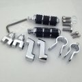 Smt-chrome Footpeg 1 5 2 Clamps Compatible With Goldwing Gl1800 Gl1100 Vt750 Shadow Vt750c Vt1100 Vtx1300 Magna Vf750 Vf1100