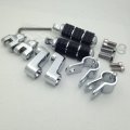 Smt-chrome Footpeg 1 5 2 Clamps Compatible With Goldwing Gl1800 Gl1100 Vt750 Shadow Vt750c Vt1100 Vtx1300 Magna Vf750 Vf1100