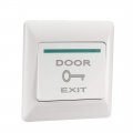 Uxcell Push To Exit Button Release No Nc Com Switch Panel Door Access Control System 86mmx86mm 36v 3a White