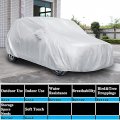 Uxcell Yl Waterproof Breathable Full Car Cover Sun Snow Dust Rain Resistant Protection 4 9 X1 85 X 1 8m