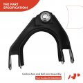 A-premium Front Right Upper Control Arm With Ball Joint Bushing Compatible Chrysler Sebring 1996-2006 Cirrus 1995-2000 Dodge