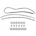 Gxywady White Crew Cab Front Hood Scoop Bulge Kit 7618134900 Replacement For Toyota Tundra Sr5 2014-2021 Primer Bonnet Cover