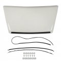 Gxywady White Crew Cab Front Hood Scoop Bulge Kit 7618134900 Replacement For Toyota Tundra Sr5 2014-2021 Primer Bonnet Cover