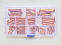 56pcs M4 M5 M6 M8 Copper Flat Head Rivets Brass Solid Semi-circular Rivet