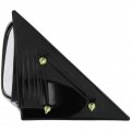 Chevy S10 1994 1995 1996 1997 1998 Door Mirror Driver Side Manual Glass Folding Large 6in X 7in Below Eyeline Smooth Black