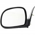 Chevy S10 1994 1995 1996 1997 1998 Door Mirror Driver Side Manual Glass Folding Large 6in X 7in Below Eyeline Smooth Black 