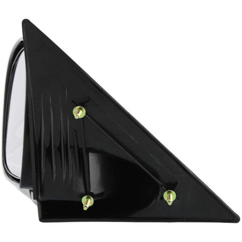Chevy S10 1994 1995 1996 1997 1998 Door Mirror Driver Side Manual Glass Folding Large 6in X 7in Below Eyeline Smooth Black