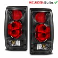 Amerilite Black Replacement Tail Lights For 85-95 Toyota Pickup Truck Hilux Passenger And Driver Side