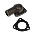Engine Coolant Thermostat Housing For Chevy Cavalier 1990 1991 1992 1993 1994 1995 Metal Natural Finish 180 Degrees Neck Angle 