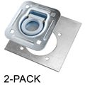Recessed D-ring 6000 Lb Cap Tiedown W Backing Plate 2 Pack 
