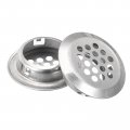 19mm 3 4 Circular Soffit Vent 18pcs Stainless Steel Round Air Vents Mesh Hole Louver For Kitchen Bathroom Cabinet Silver Tone 