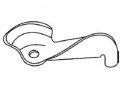 Stb Sweep Lock Stamped Steel Single Hole 